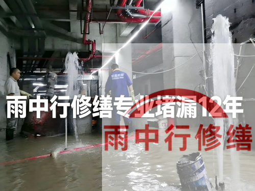 山东某污水处理厂钢筋混凝土池堵漏案例